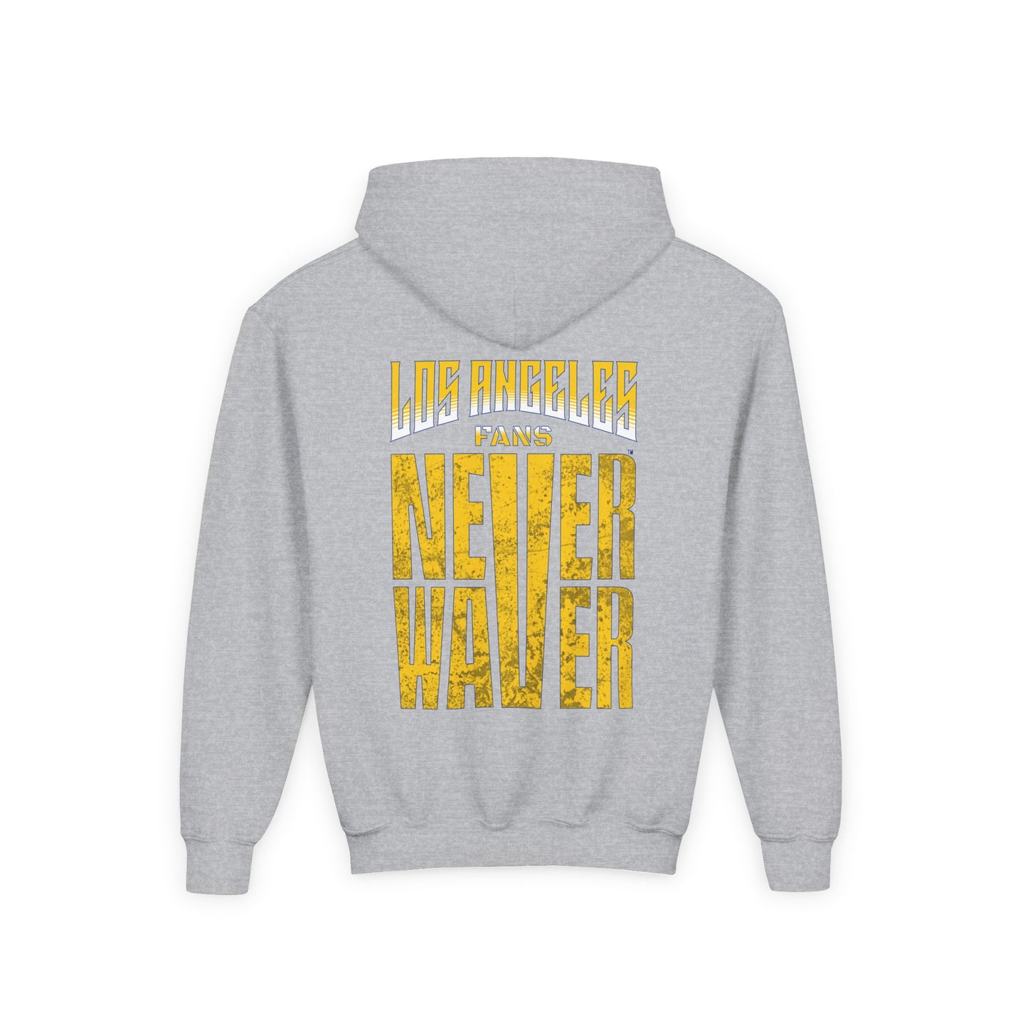 Los Angeles  Fans Never Waver Youth Heavy Blend Hooded Sweatshirt