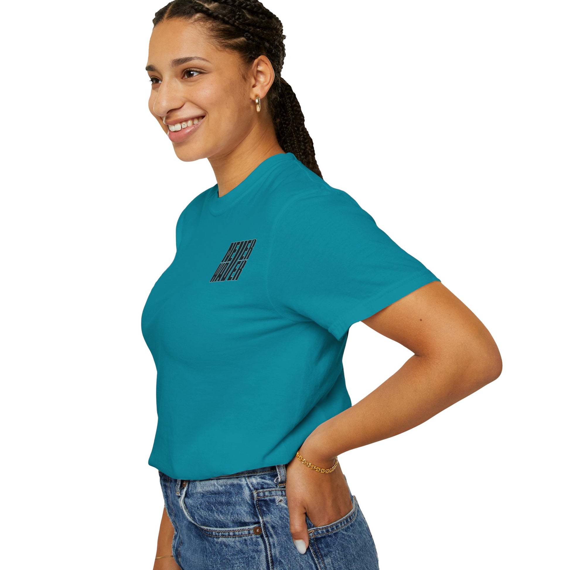 Unisex Garment-Dyed T-Shirt - 'Never Waver Mamacita Needs a Margarita' Design - Never Waver