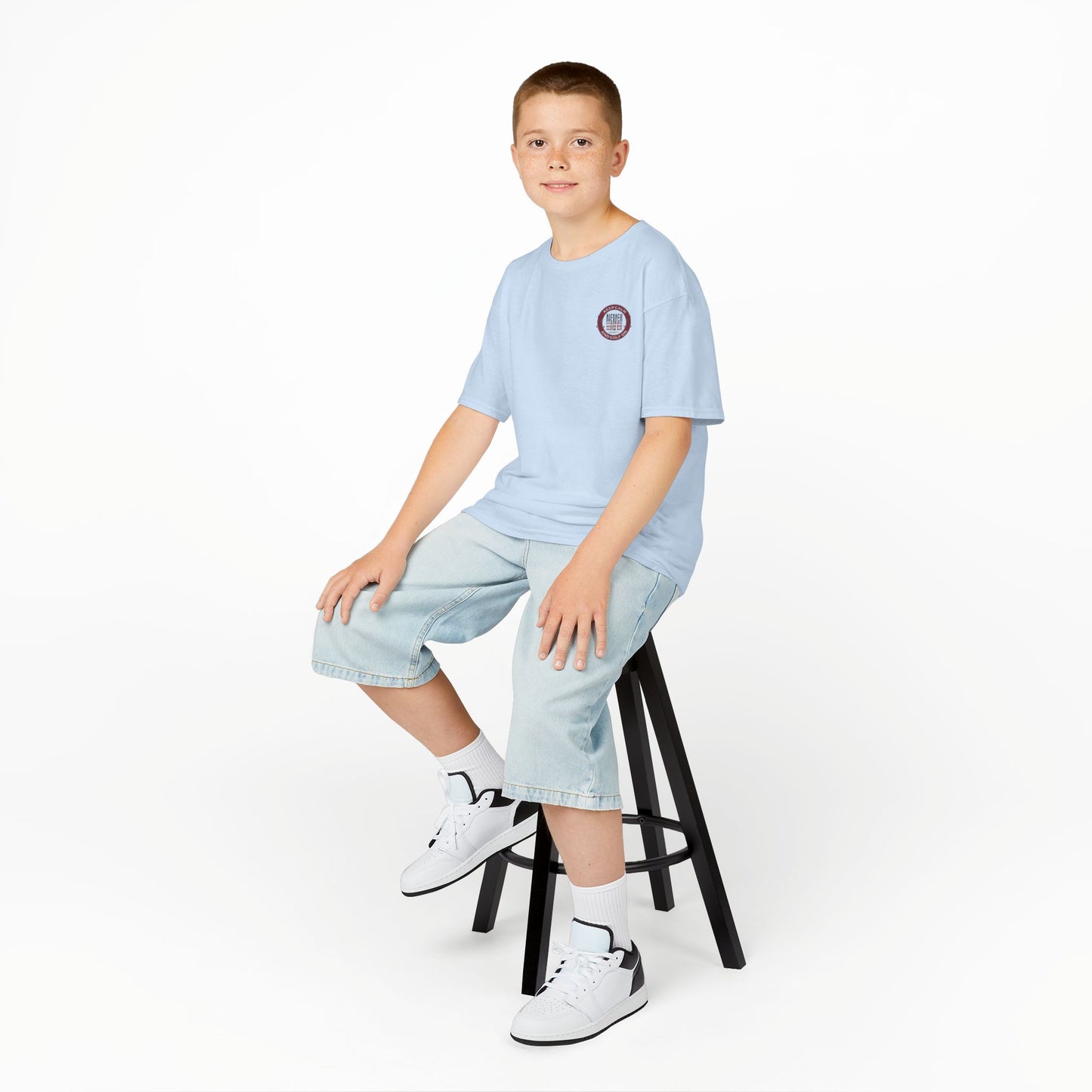 Kids Golf Tee - Keep Calm Never Waver and Golf On - Never Waver