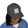 Never Water Structured Cap - Stylish Embroidered Baseball Hat