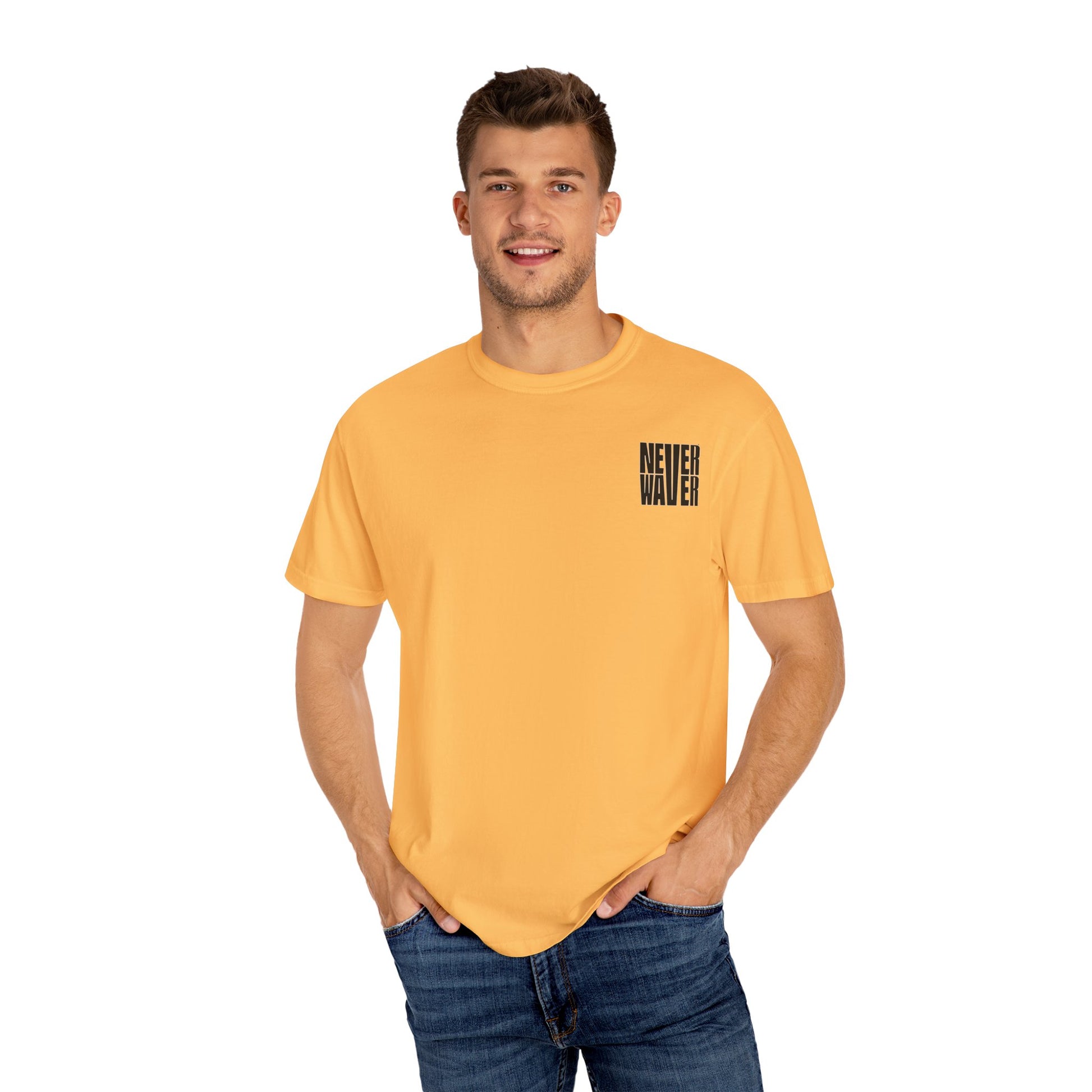 Unisex Garment-Dyed T-Shirt - 'Never Waver Mamacita Needs a Margarita' Design - Never Waver