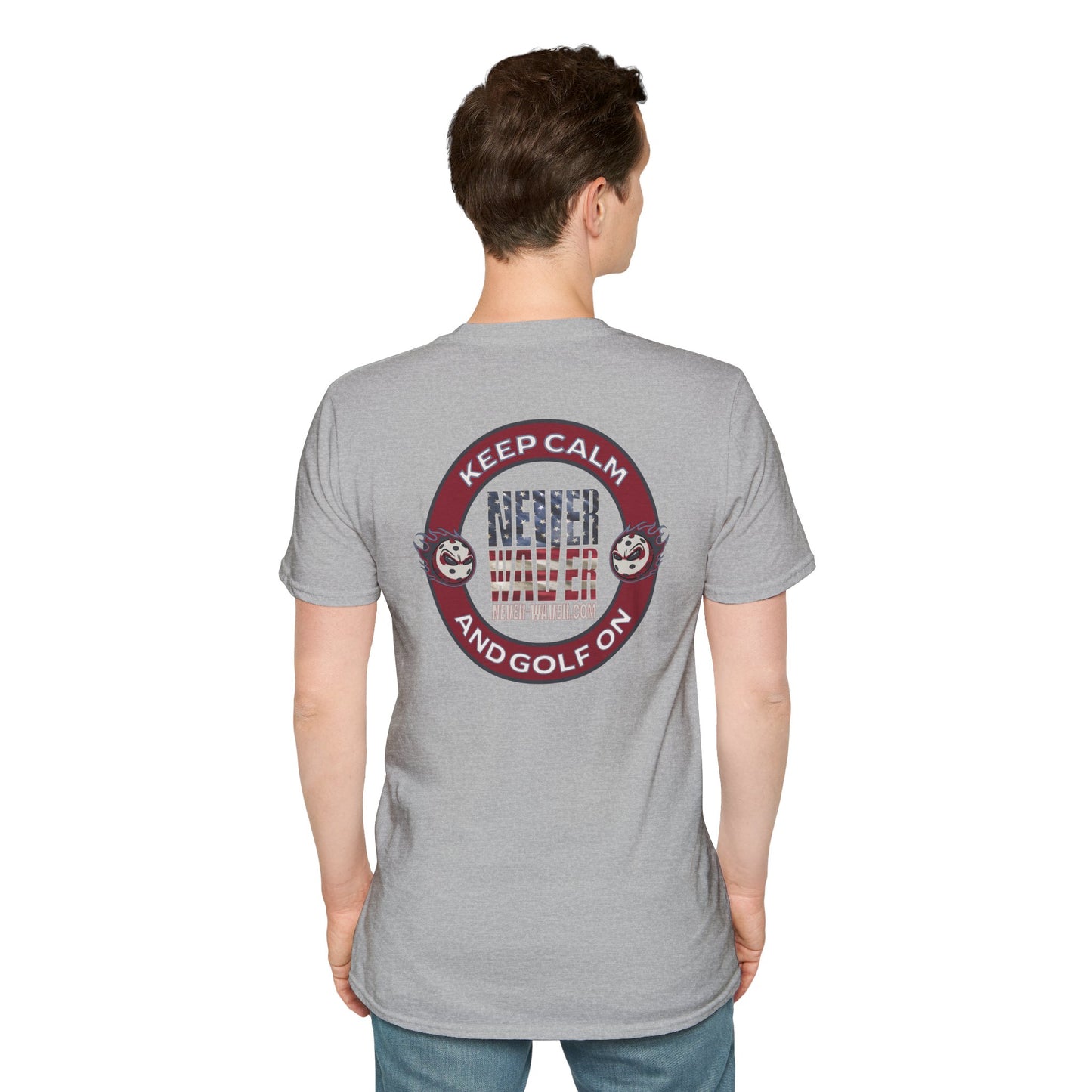 Never Waver Golf Unisex Soft style T-Shirt - Never Waver