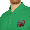 Never Waver Embroidered adidas Unisex Performance Polo - Never Waver