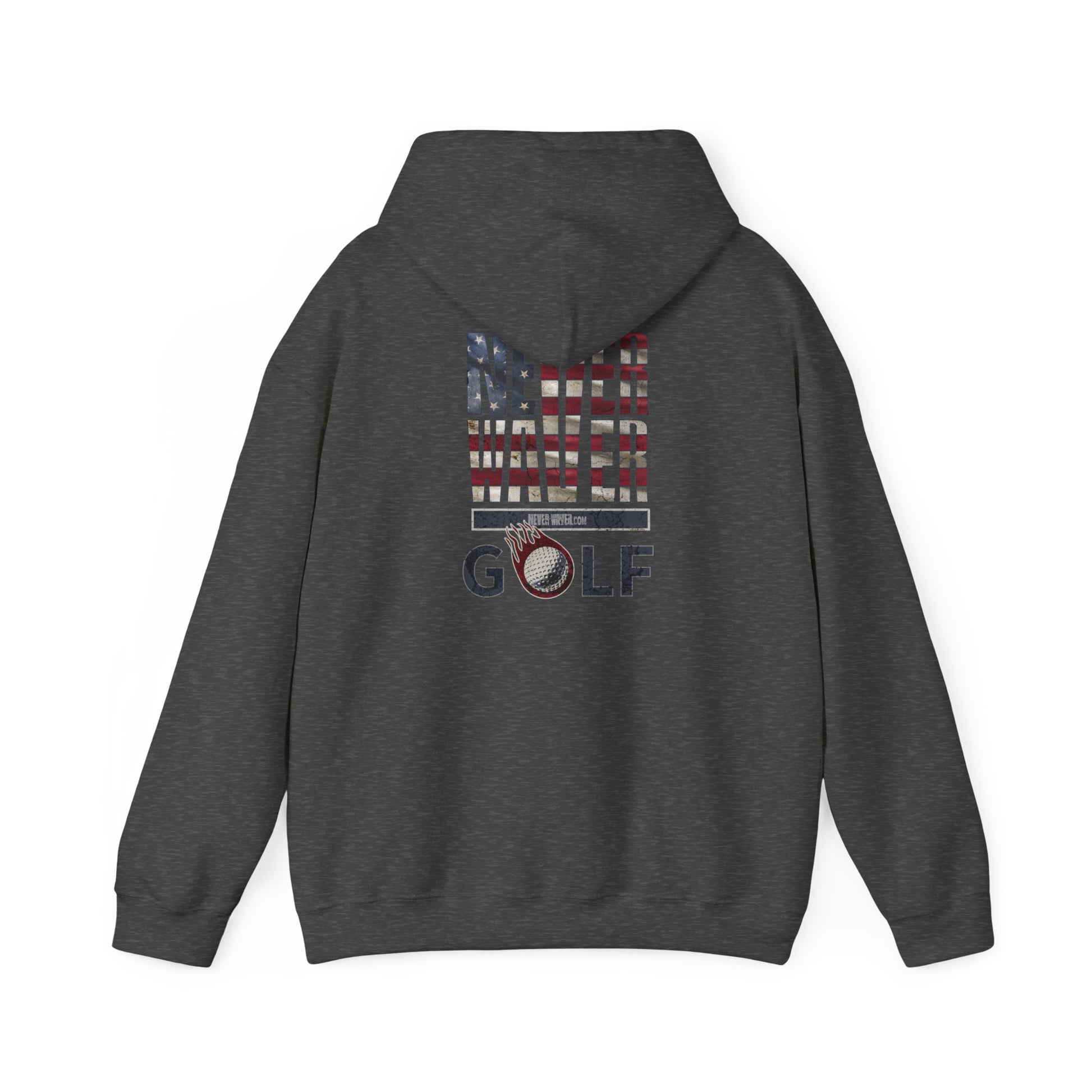 Never Waver Golf Hoodie - Unisex Heavy Blend™ Sweatshirt - Never Waver
