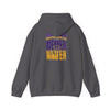 Minnesota Fans Never Waver w Leopard Football Unisex Heavy Blend™ Hooded Sweatshirt - Never Waver Design - Never Waver