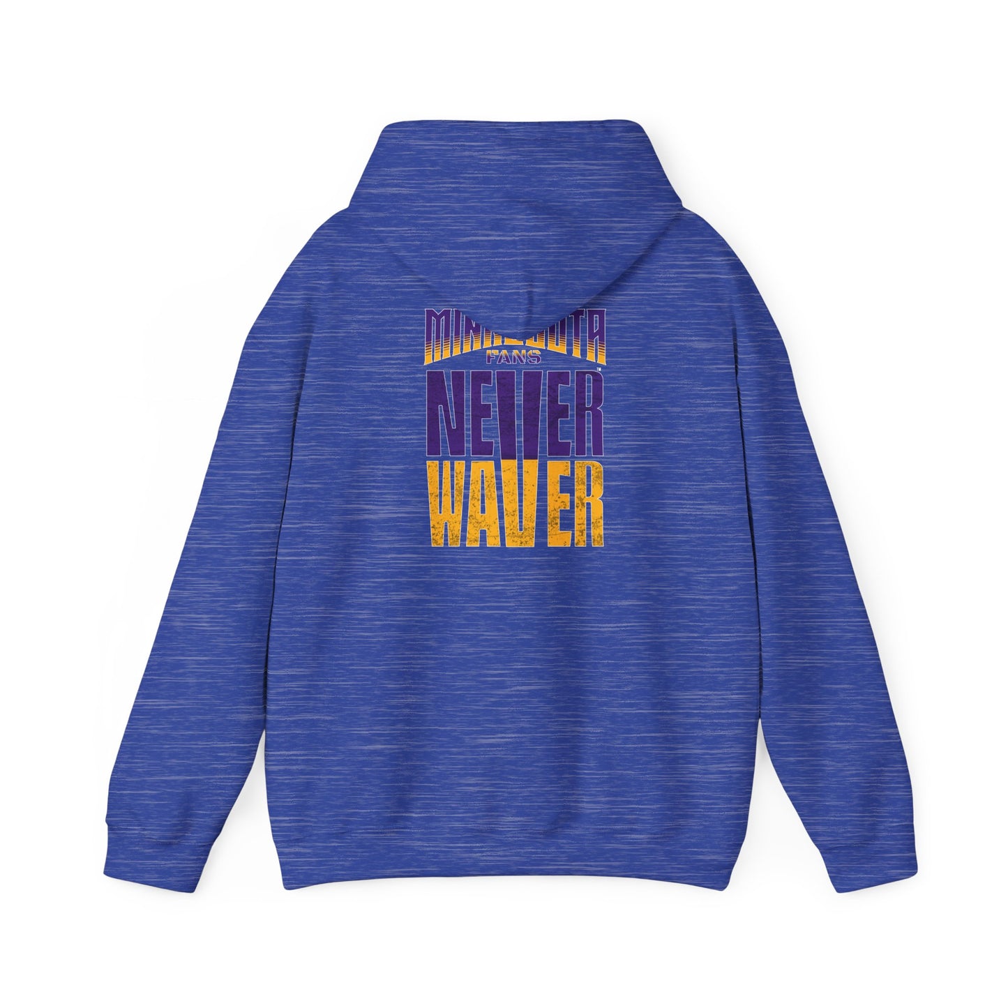 Unisex Heavy Blend™ Hoodie - "Minnesota Fans Never Waver" Design for Comfort and Motivation - Never Waver