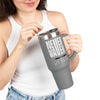 Insulated Travel Mug - "Never Waver” Jesus a bold, eye-catching design that reflects a steadfast faith and confidence in Christ. " - 40oz Sporty Drinkware - Never Waver