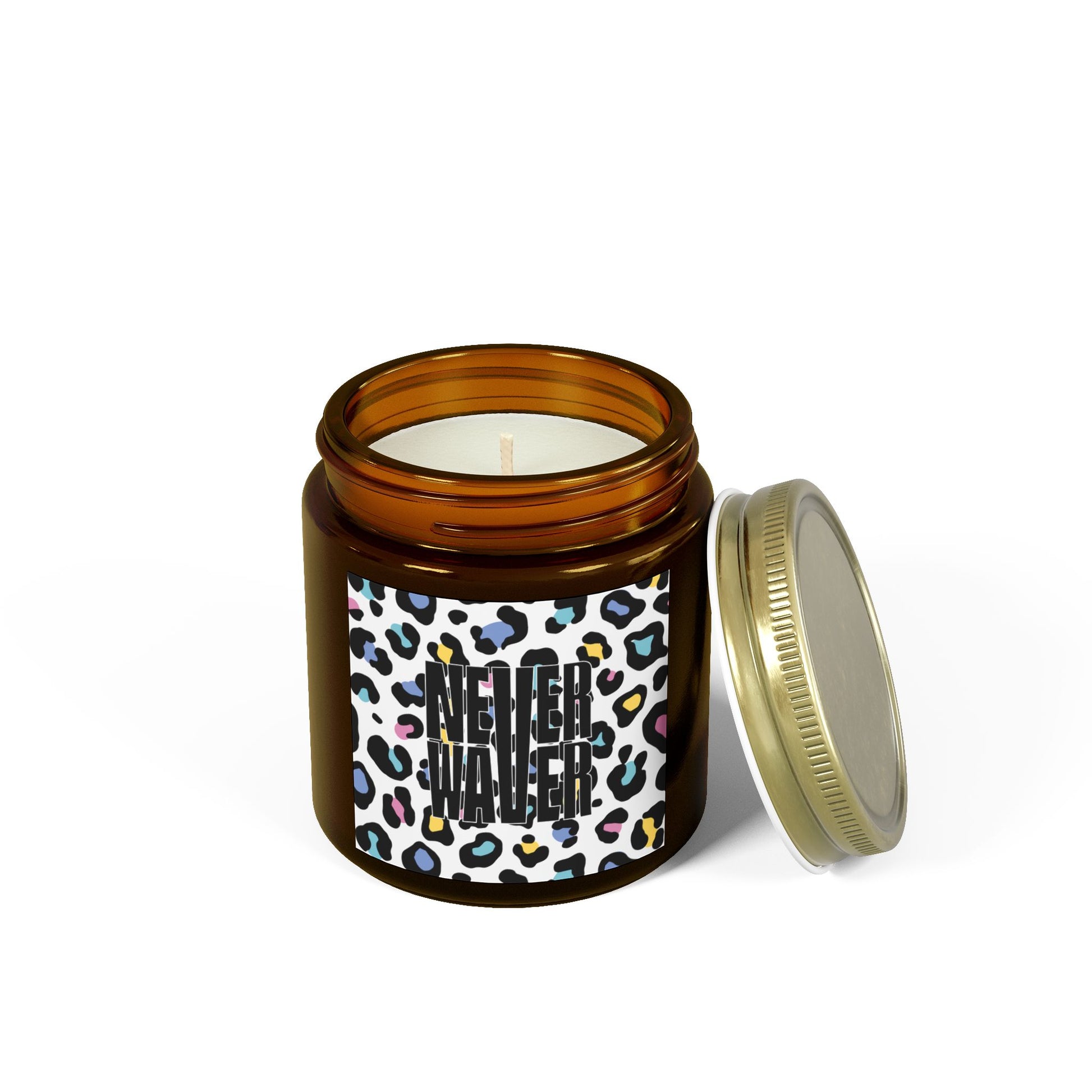 Never Waver Wild Vibes Scented Candles, Coconut Apricot Wax, Eco-Friendly Aromatherapy, Unique Home Decor, Gift for Her, Relaxation Gift - Never Waver