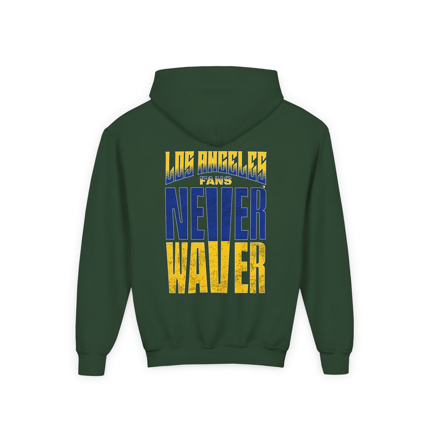 Los Angeles  Fans Never Waver Youth Heavy Blend Hooded Sweatshirt