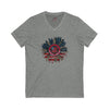 Unisex V-Neck Tee - Never Waver Be Red White & A little Bougie T-Shirt - Never Waver