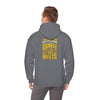 Los Angeles Fans Never Waver w Leopard Football Unisex Heavy Blend™ Hooded Sweatshirt - Cozy, Motivational Apparel for Everyday Wear