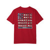 Never Waver Unisex Garment-Dyed T-Shirt - Patriotic Graphic Tee - Never Waver