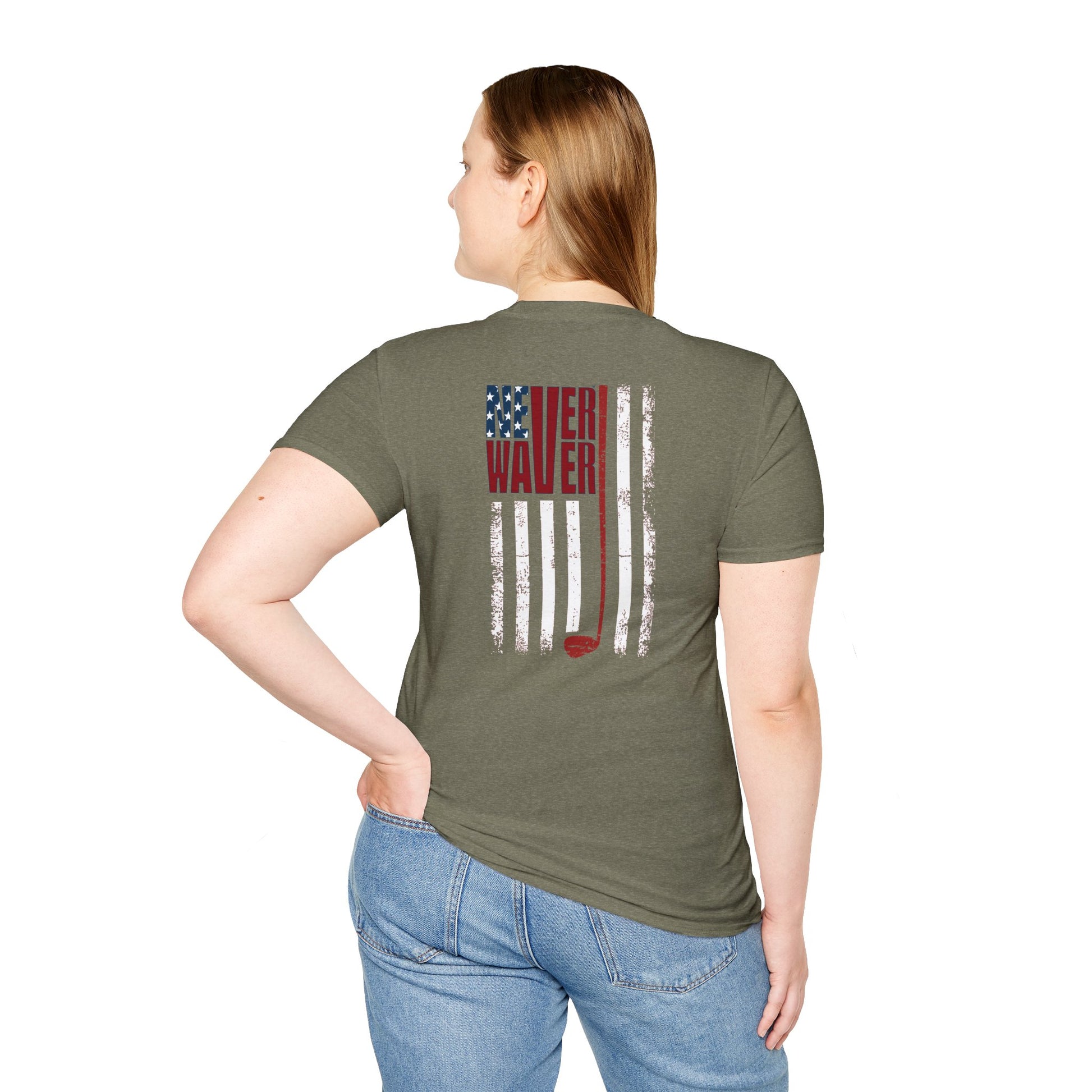 Never Waver Golf Unisex Soft style T-Shirt - Never Waver