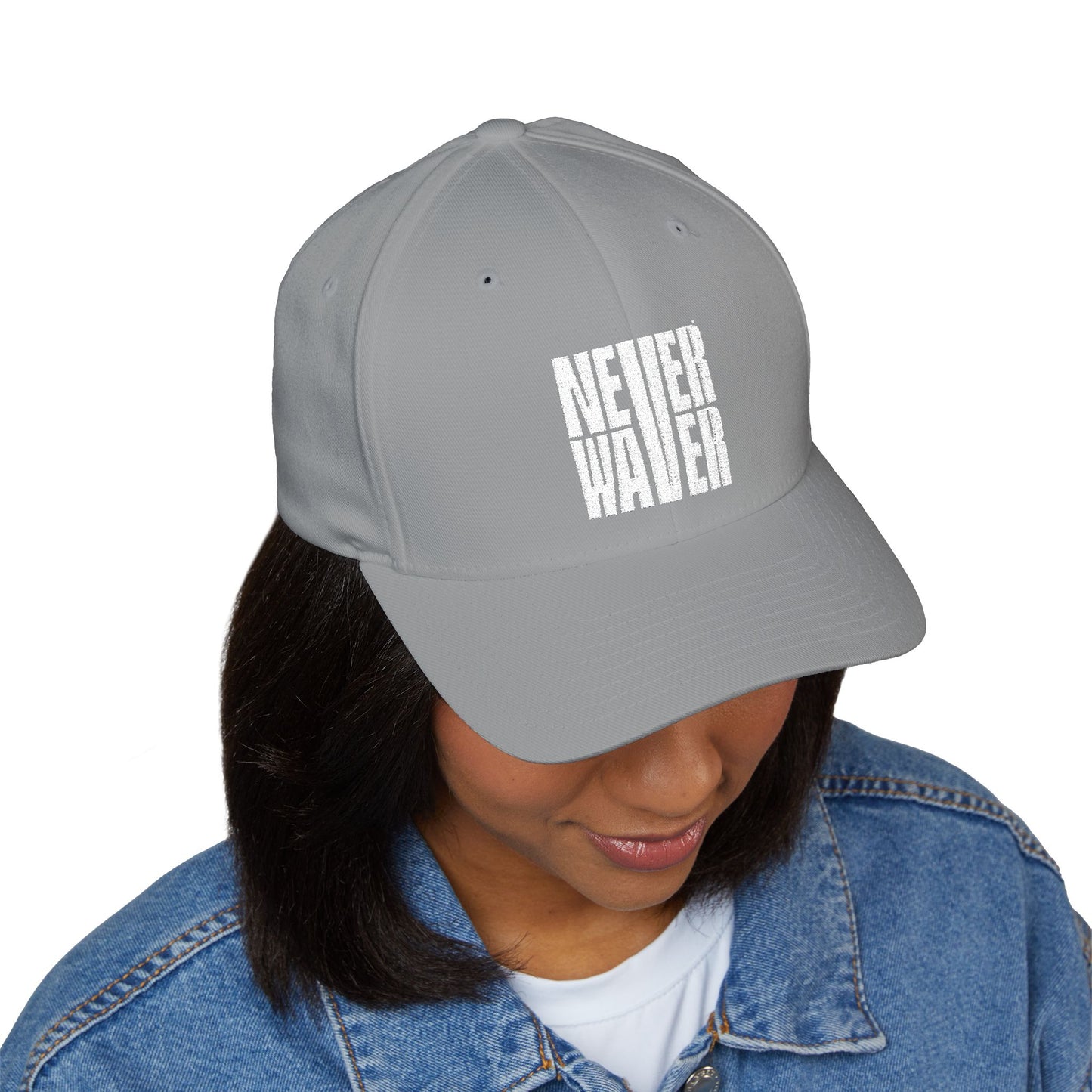 Never Water Structured Cap - Stylish Embroidered Baseball Hat