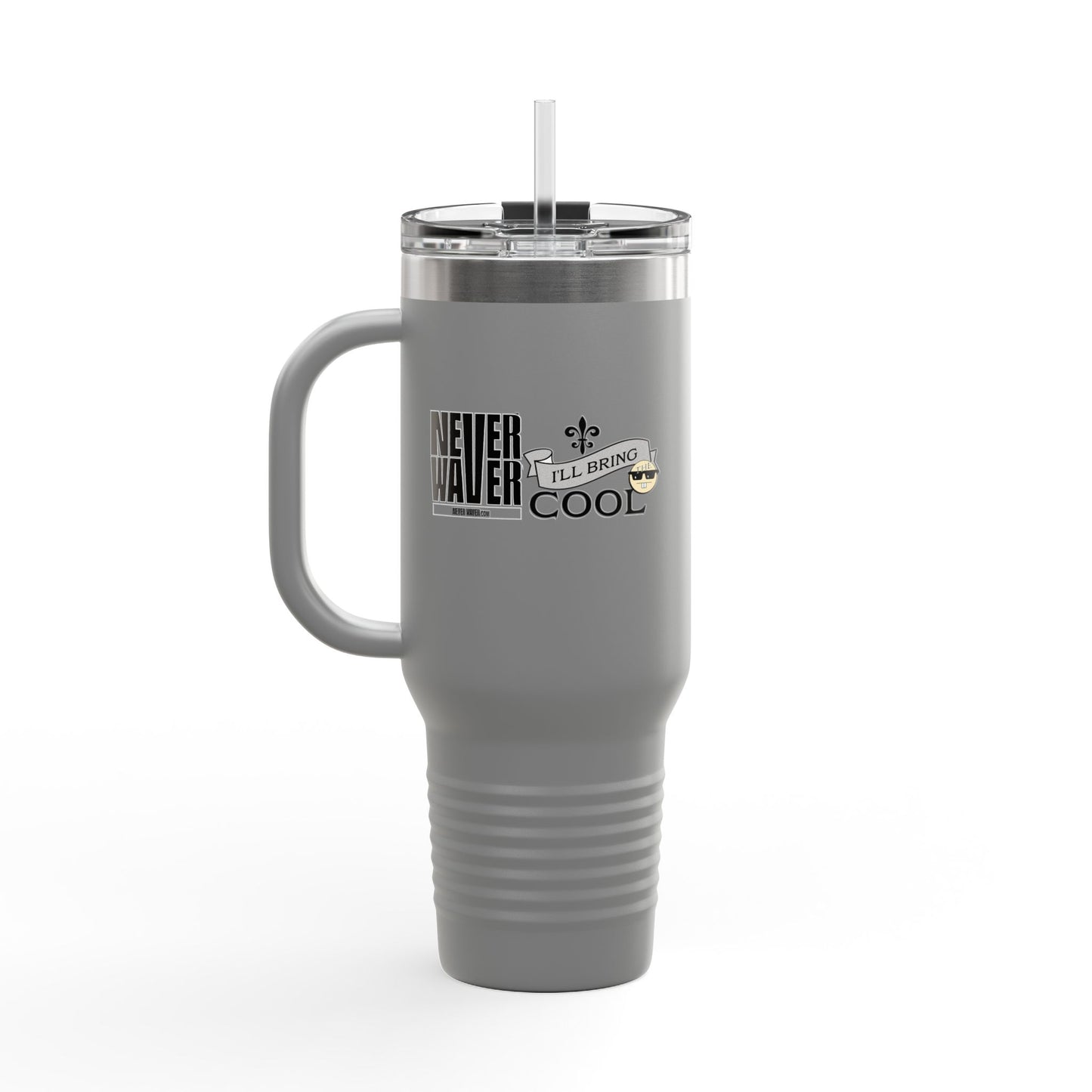 Never Waver I'll Bring The Cool Insulated Travel Mug, 40oz - Never Waver