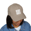 Never Water Structured Cap - Stylish Embroidered Baseball Hat