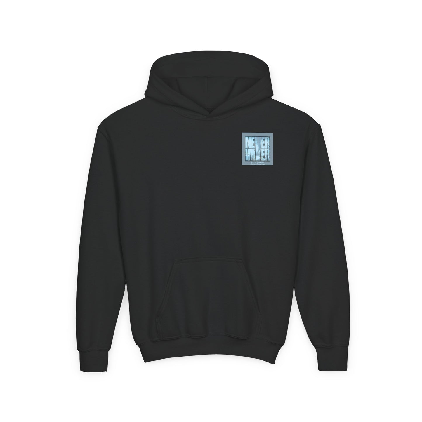 Youth Tornado-Themed Hooded Sweatshirt - "Never Walker" Design - Never Waver