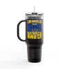 Los Angeles Fans Never Waver W-Leopard Football Insulated Travel Mug, 40oz - Never Waver