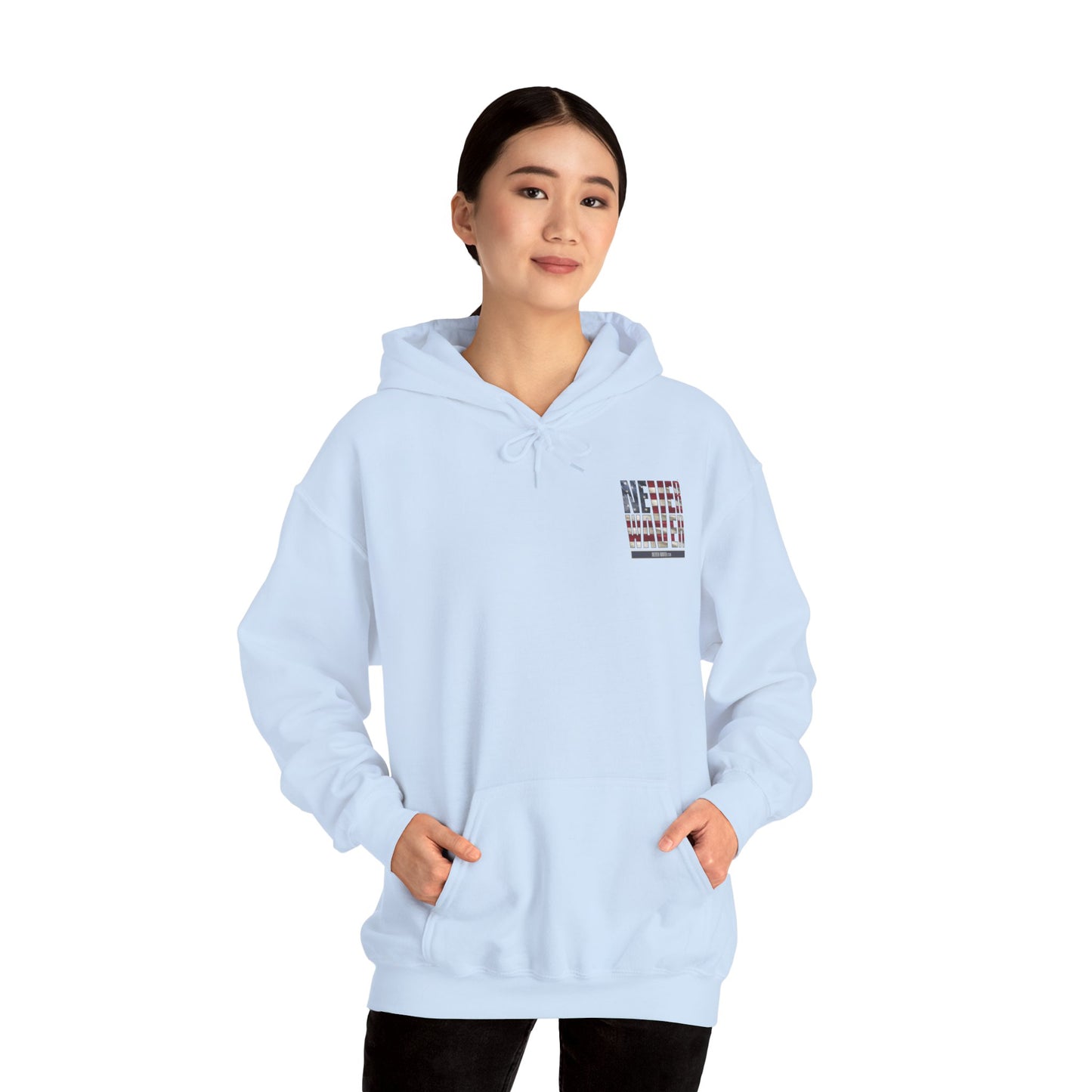 Respect Is Earned Never Waver It's Not Given Hoodie - Unisex Heavy Blend™ with Inspirational Design - Never Waver