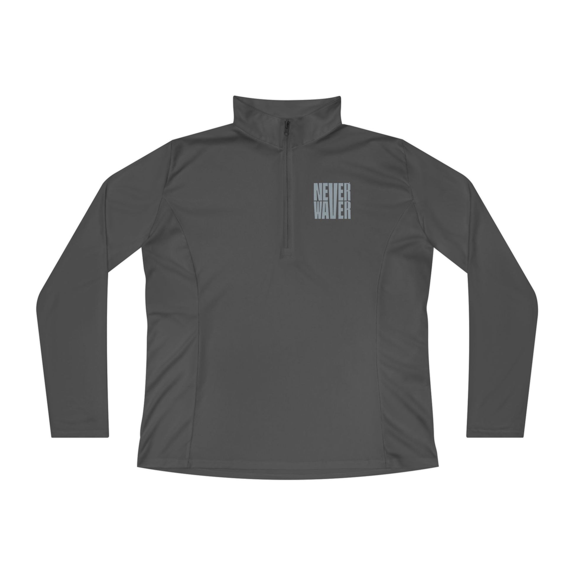 Ladies Quarter-Zip Pullover - Never Waver Activewear - Never Waver