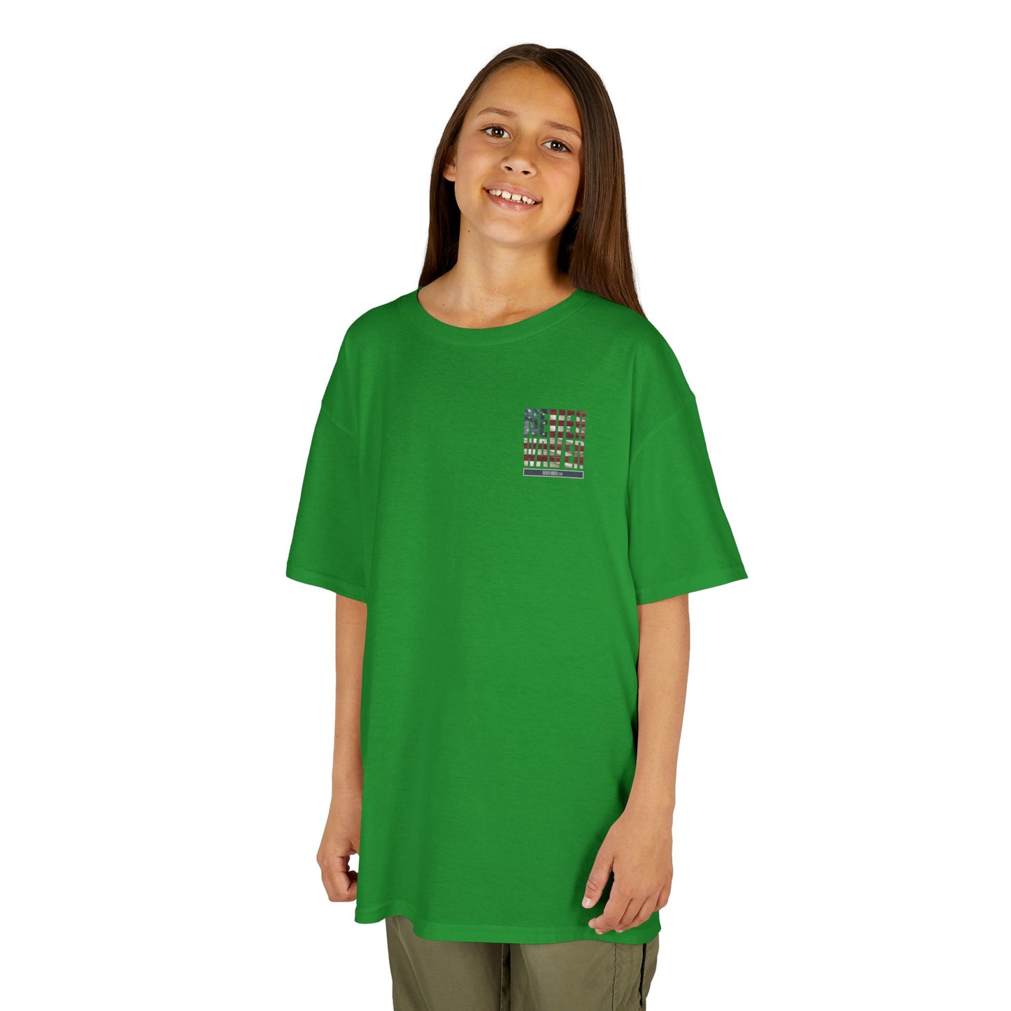 America Never Waver Kids Heavy Cotton™ Tee - Never Waver