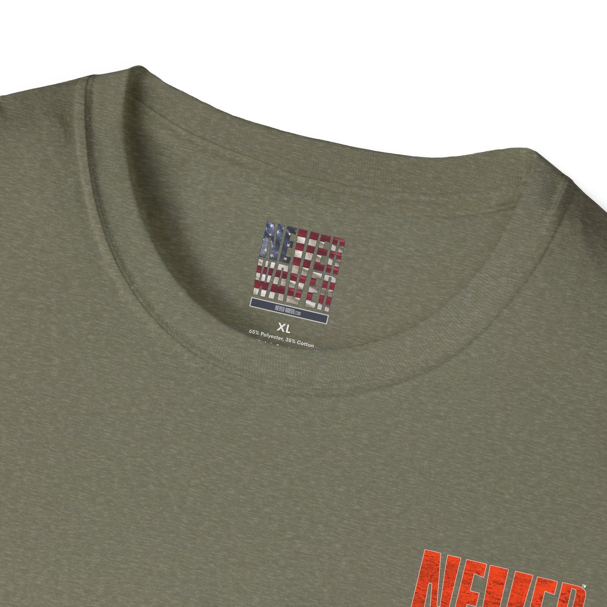 Denver Fans Never Waver Unisex Softstyle T-Shirt - Never Waver