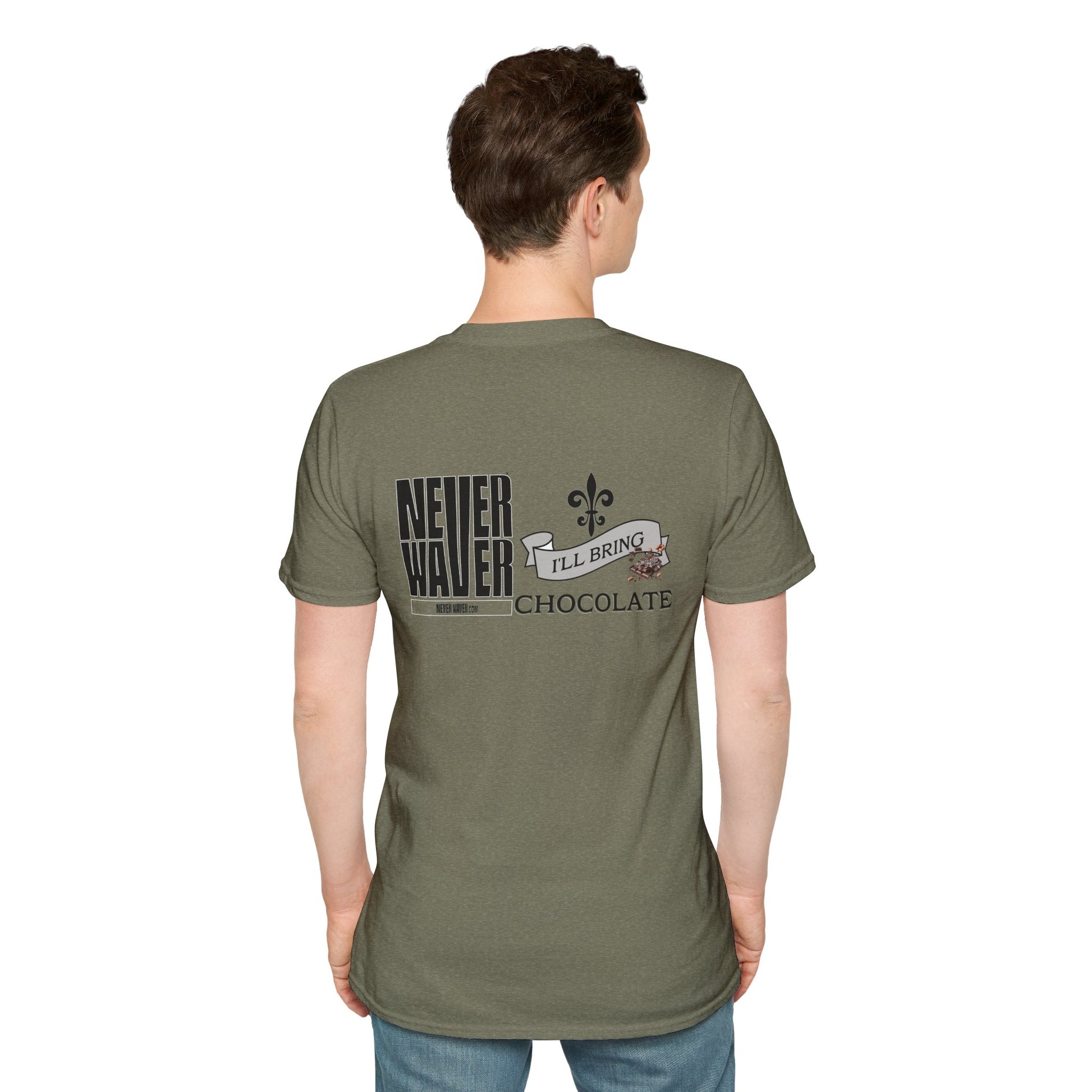 Never Waver I'll Bring The Chocolate Unisex Softstyle T-Shirt - Never Waver