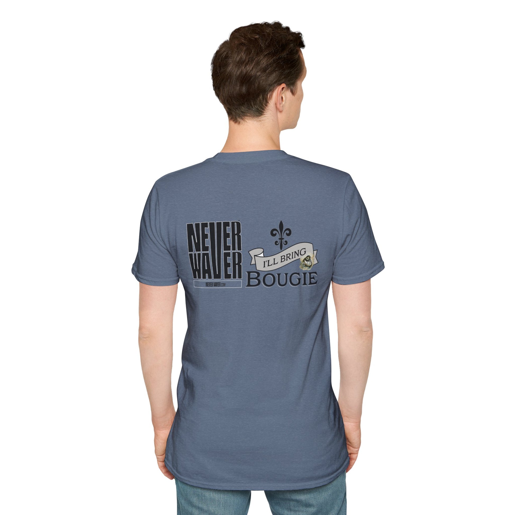 Never Waver I'll Bring The Bougie Unisex Softstyle T-Shirt - Never Waver
