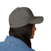 Never Waver Embroidered Cap - Structured White Baseball Hat for Motivation and Style