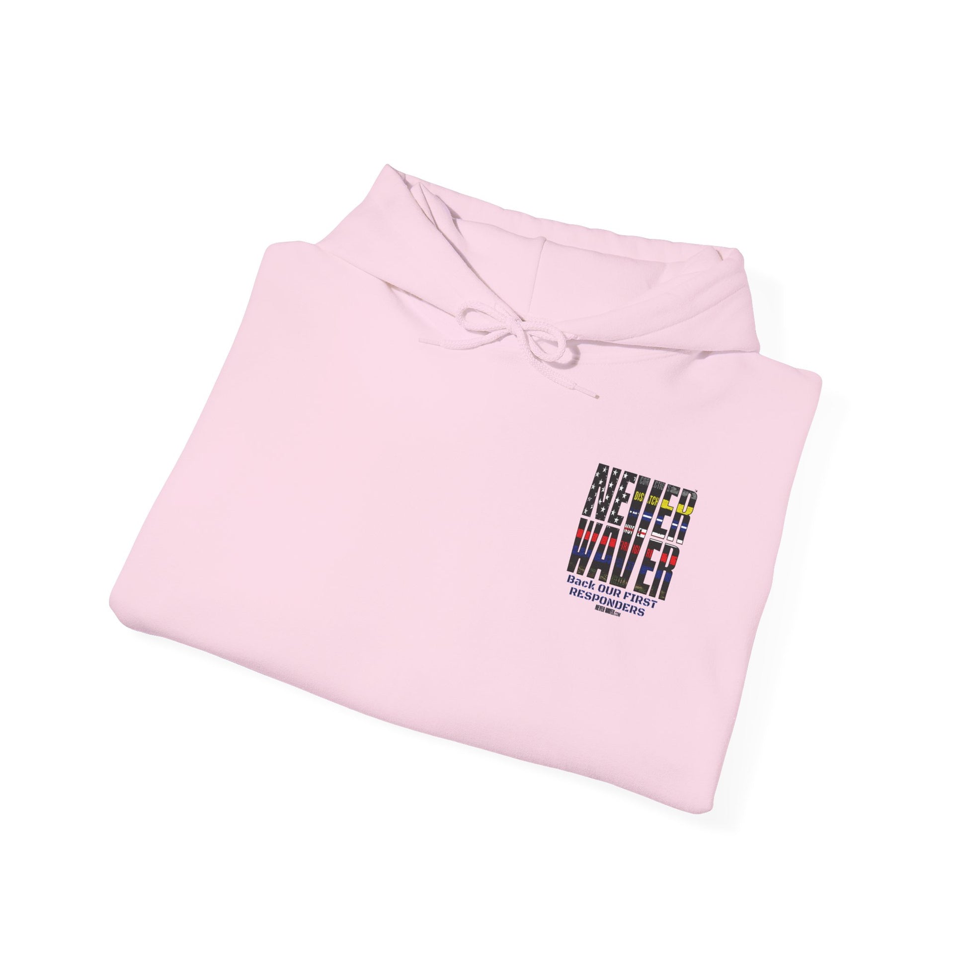 Never Waver Hooded Sweatshirt for First Responders - Never Waver