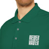 Unisex Never Waver Performance Polo Shirt - Activewear, Gym, Sports, Casual, Gift for Him/Her, Comfortable Fit - Never Waver