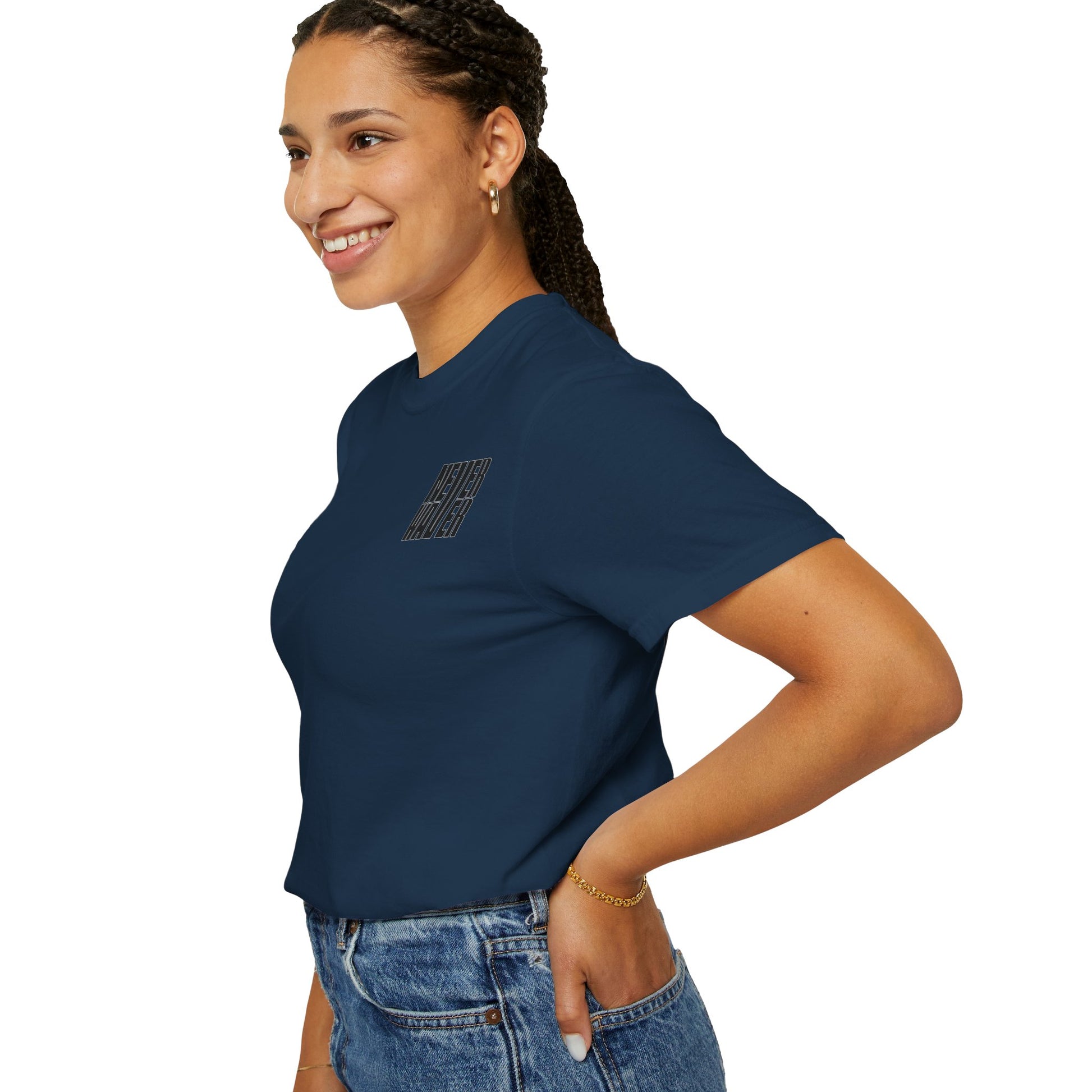 Unisex Garment-Dyed T-Shirt - 'Never Waver Mamacita Needs a Margarita' Design - Never Waver