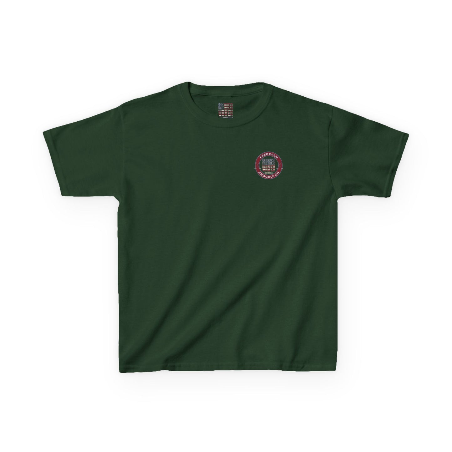 Kids Golf Tee - Keep Calm Never Waver and Golf On - Never Waver
