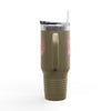 NEVER WAVER KICK FEAR IN THE TEETH Insulated Travel Mug, 40oz - Never Waver