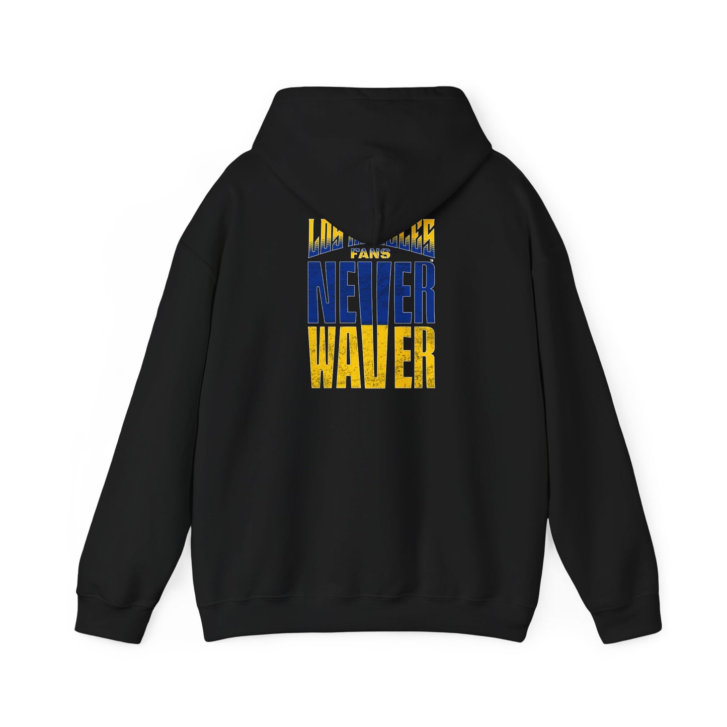 Inspired Unisex Heavy Blend™ Hooded Sweatshirt -Los Angeles Fans NEVER WAVER Graphic - Never Waver