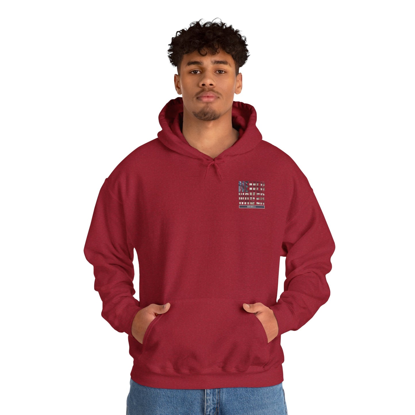 Never Waver Earn It Hooded Sweatshirt - Unisex Heavy Blend™ - Never Waver