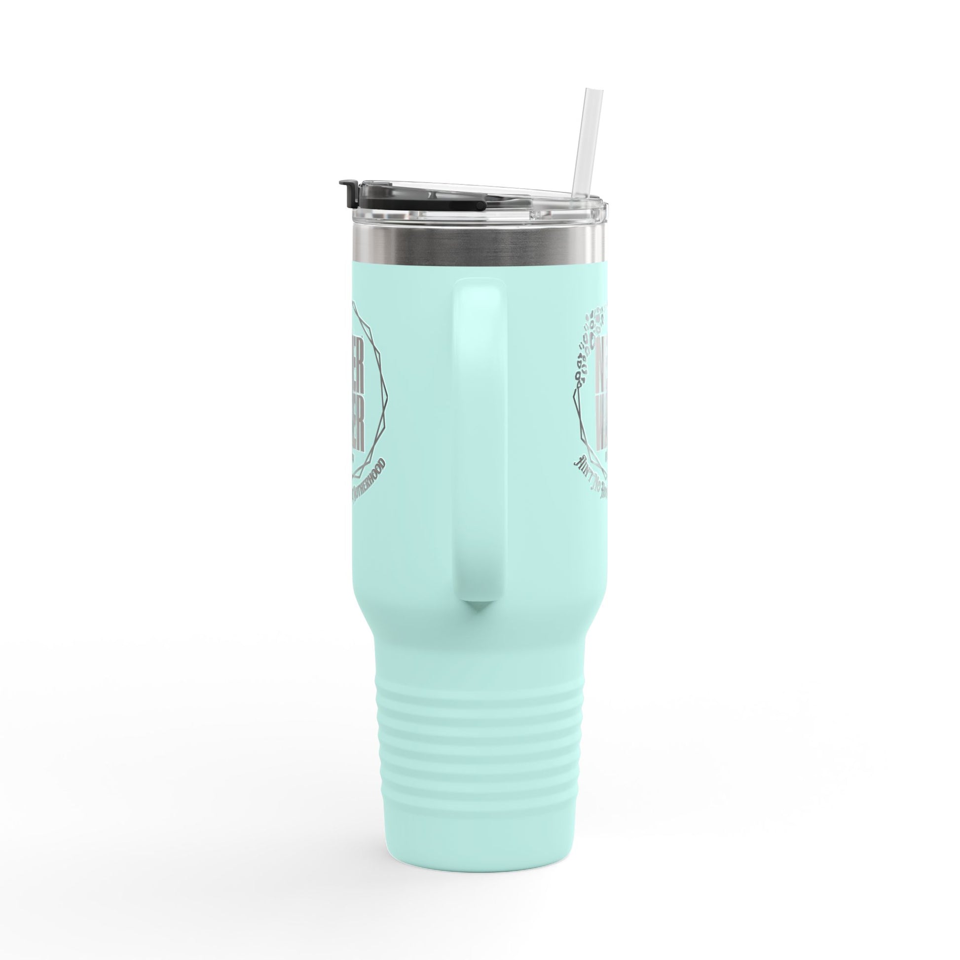 Never waver Ain't No Hood Like Motherhood Insulated Travel Mug - Never Waver