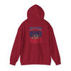 Unisex Heavy Blend™ Hooded Sweatshirt - New England Fans Never Waver w Leopard football - Never Waver