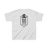 Patriotic Kids Heavy Cotton Tee - 'America Never Waver' USA Graphic Tee - Never Waver