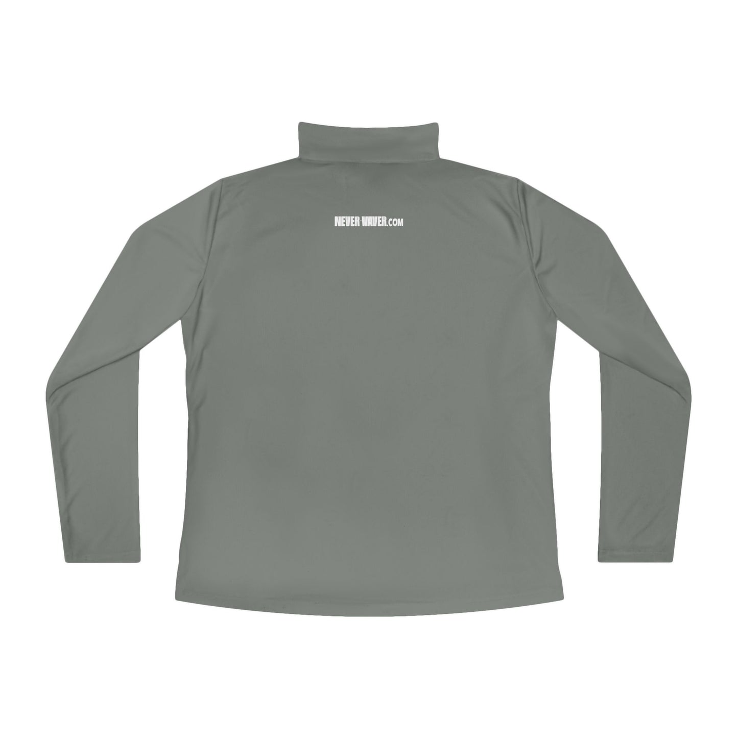 Never Waver Ladies Quarter-Zip Pullover - Stylish Activewear for Workout and Everyday Comfort
