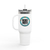 Never Waver Tiki Drinks Made Me Do It? Insulated Travel Mug, 40oz - Never Waver
