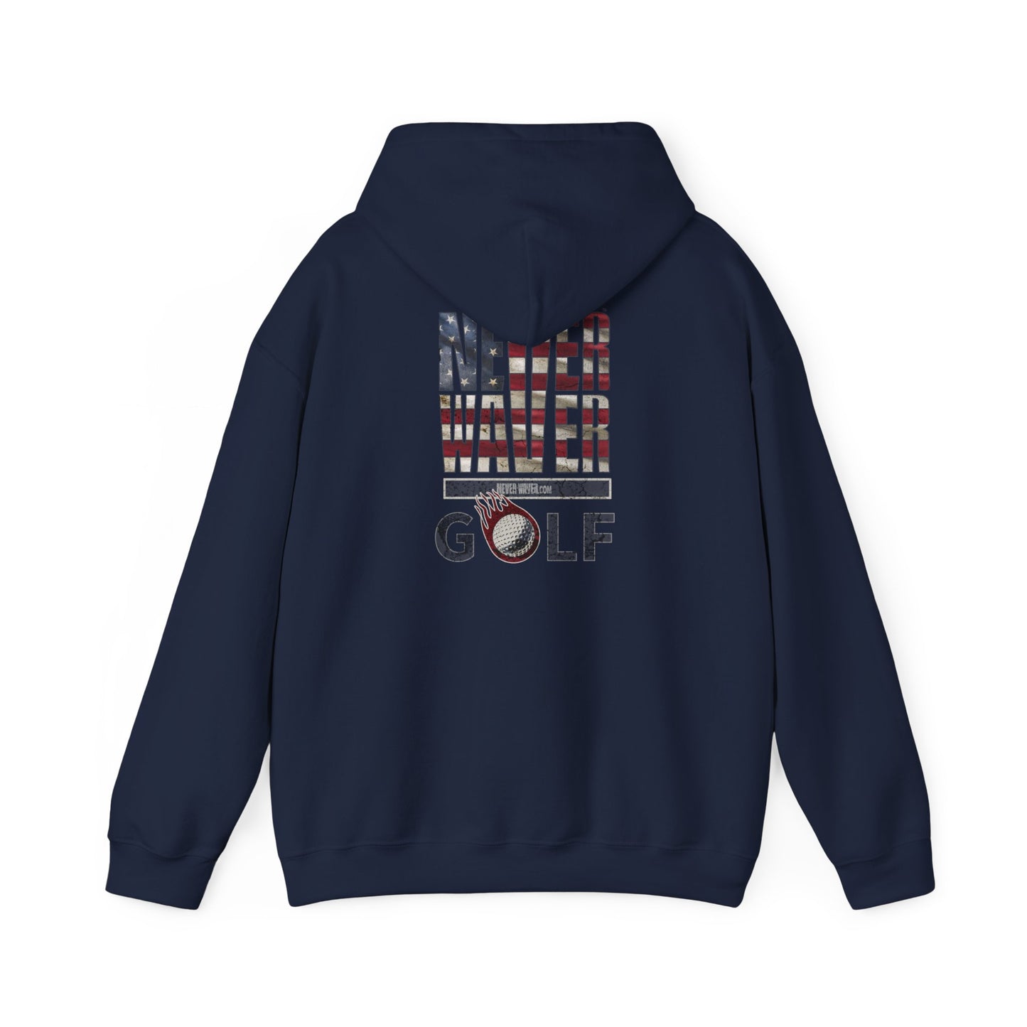 Never Waver Golf Hoodie - Unisex Heavy Blend™ Sweatshirt - Never Waver