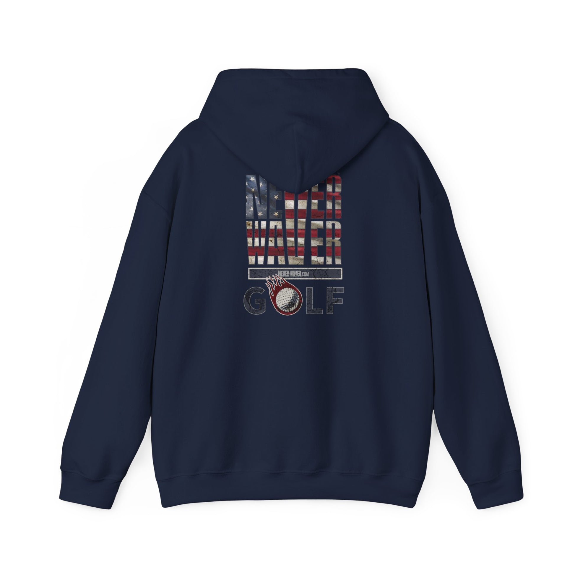 Never Waver Golf Hoodie - Unisex Heavy Blend™ Sweatshirt - Never Waver