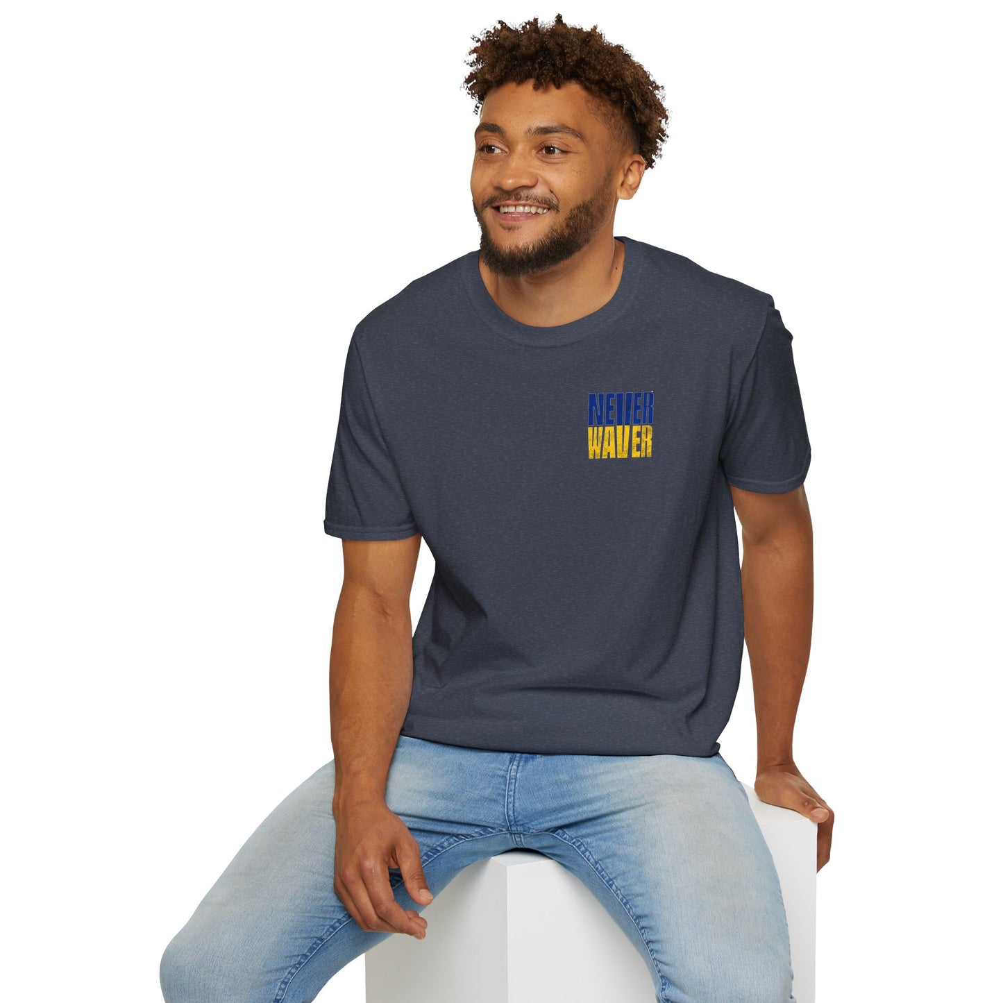 Los Angeles Fans Never Waver Unisex Softstyle T-Shirt - Never Waver