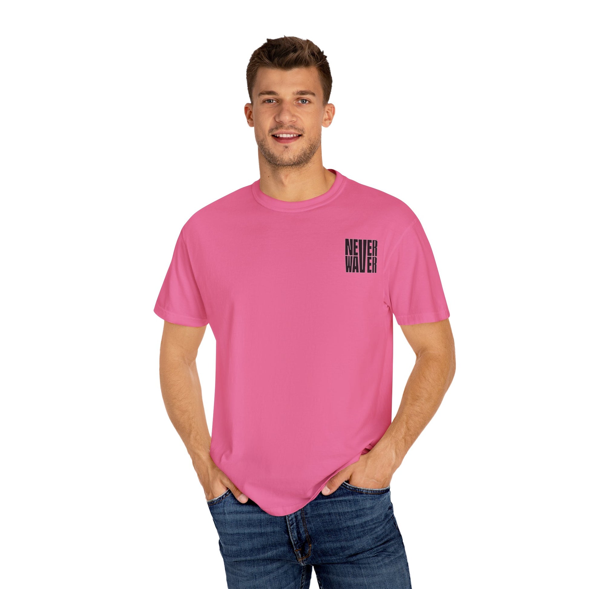Unisex Garment-Dyed T-Shirt - 'Never Waver Mamacita Needs a Margarita' Design - Never Waver