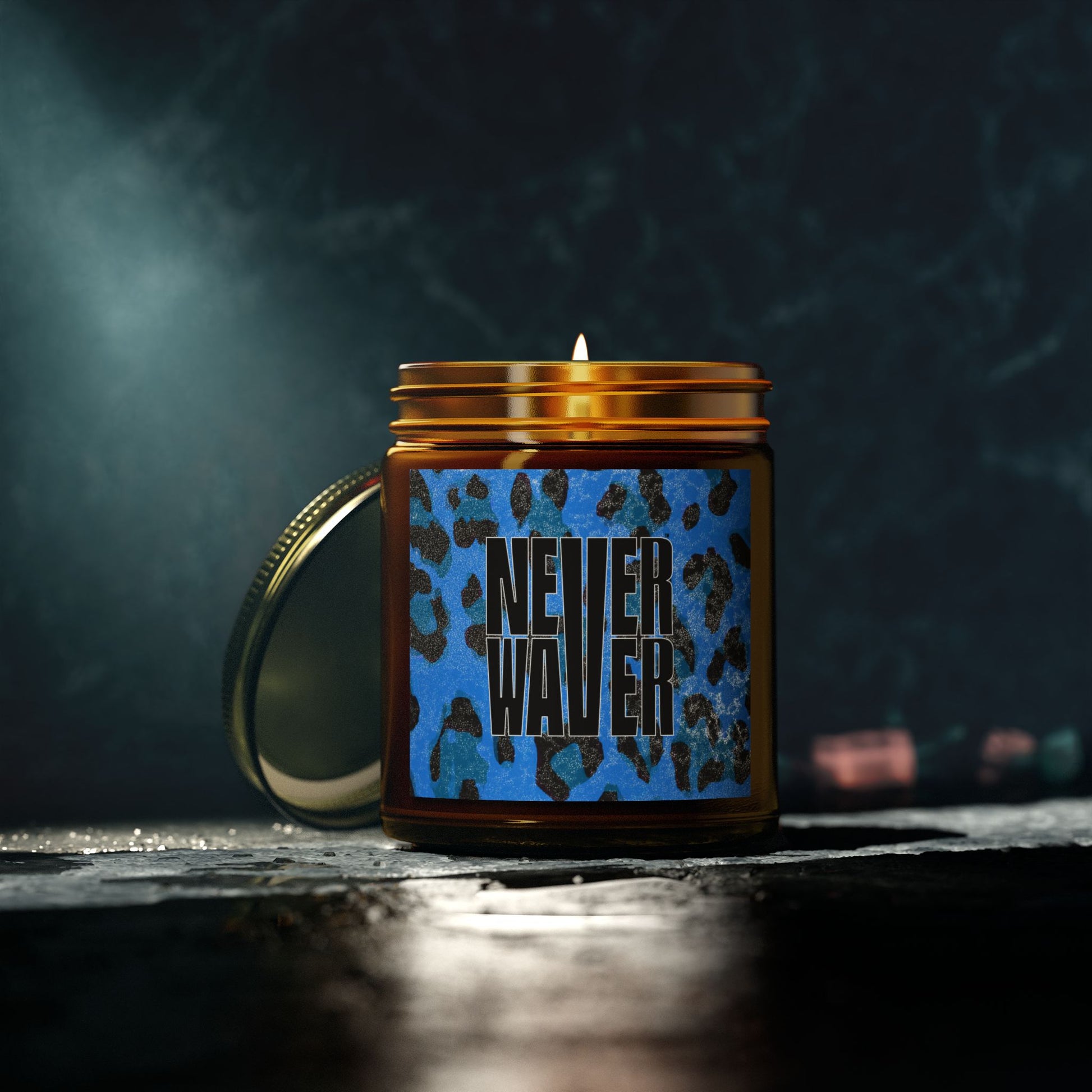 Never Waver Wild Vibes Scented Candles, Coconut Apricot Wax, Eco-Friendly Aromatherapy, Unique Home Decor, Gift for Her, Relaxation Gift - Never Waver