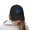 Unisex Distressed Cap - ‘NEVER WAVER’ Motivational Hat for Everyday Inspiration