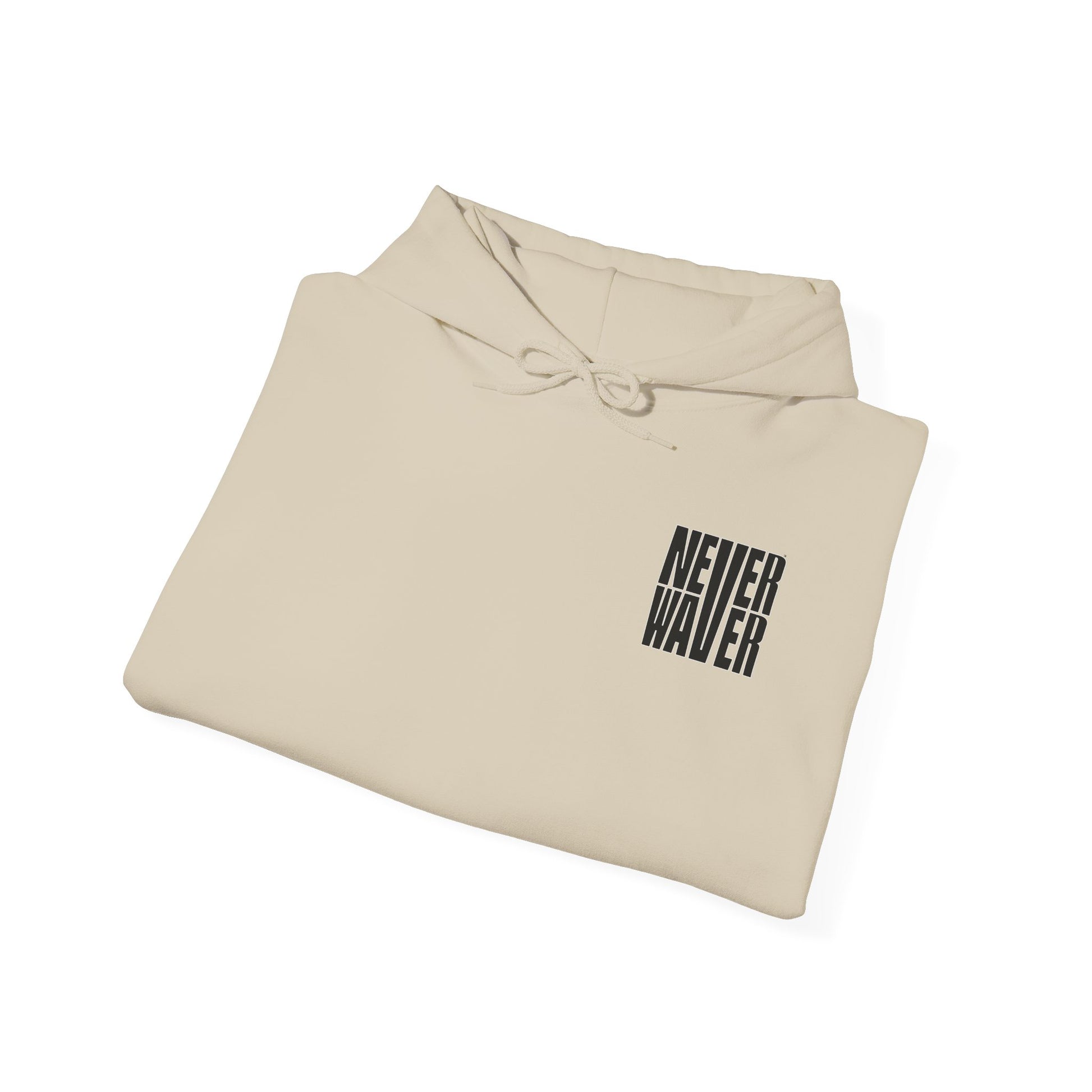 Never Waver” Jesus t-shirt might eye-catching design that reflects a steadfast faith and confidence in Christ.  Hoodie - Unisex Heavy Blend™ Sweatshirt - Never Waver