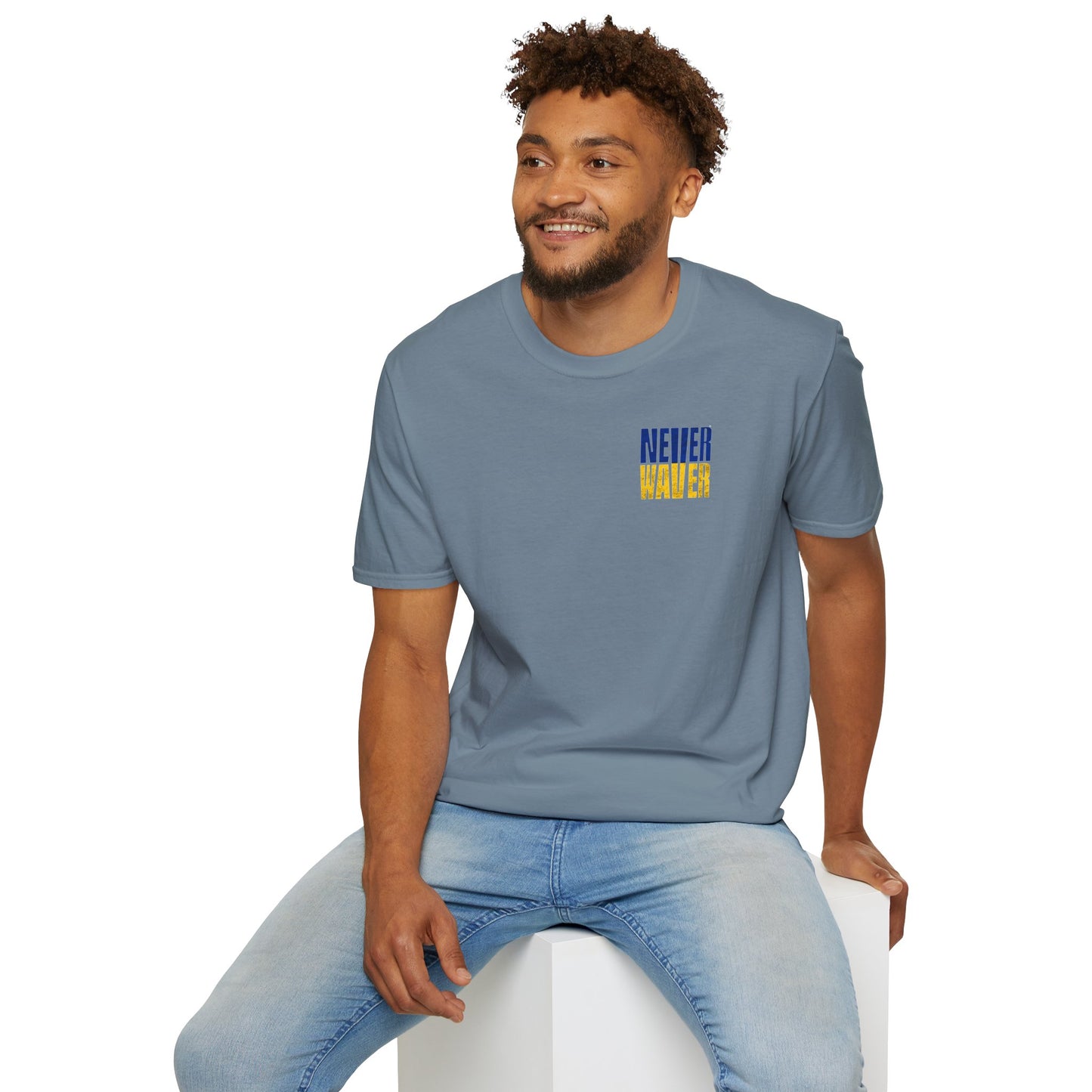 Los Angeles Fans Never Waver Unisex Softstyle T-Shirt - Never Waver