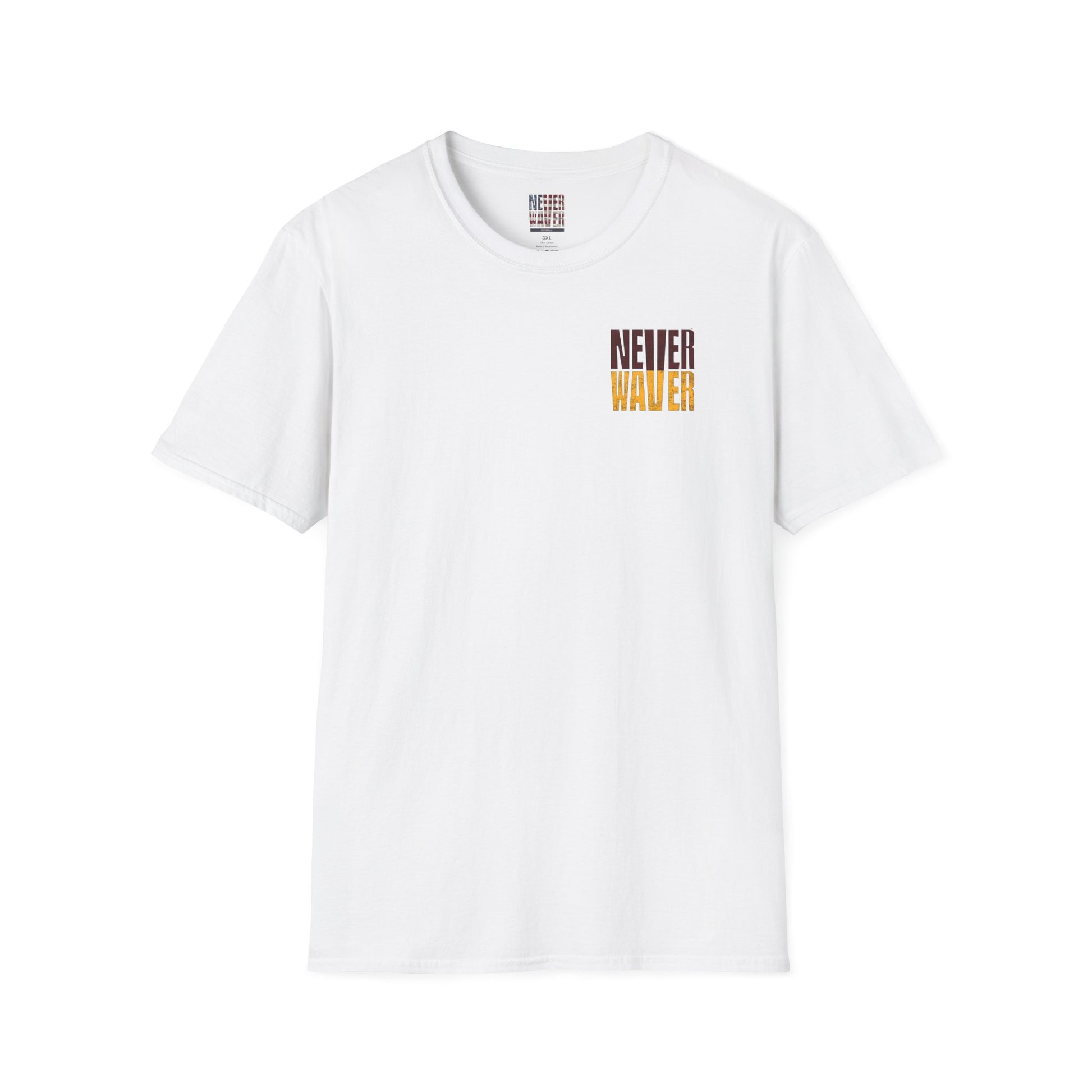 Washington Fans Never Waver Unisex Softstyle T-Shirt - Never Waver